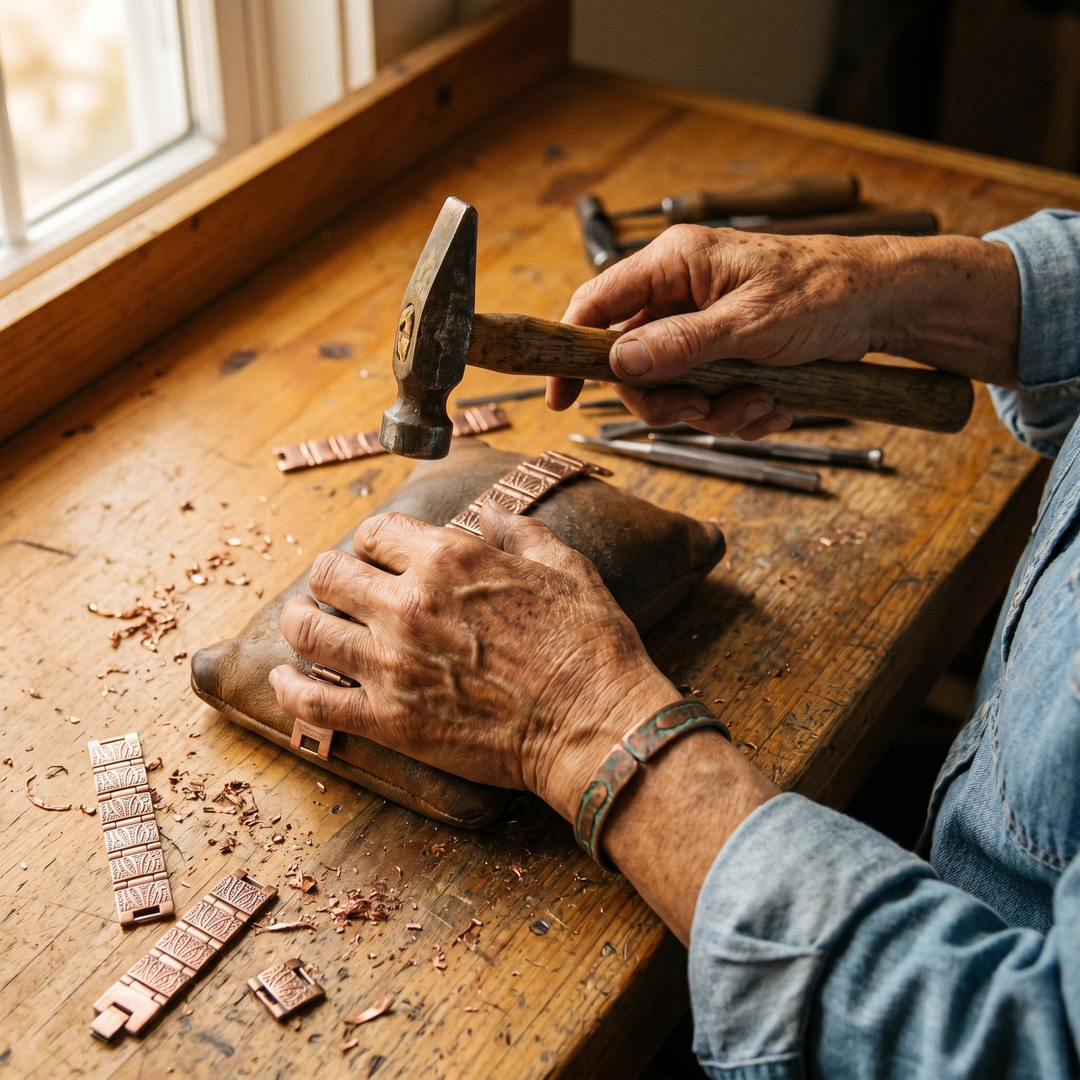 Bracelet en cuivre pour homme Élise Marseille Grit