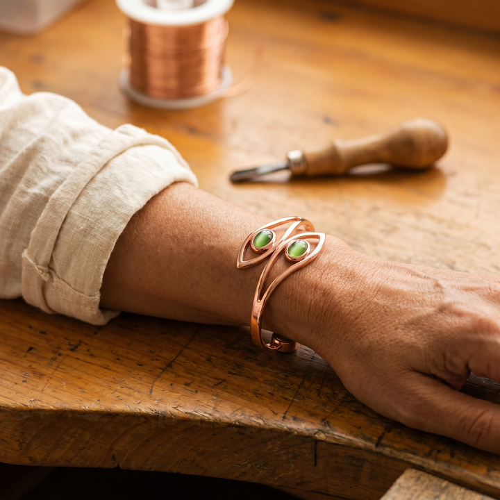 Bracelet en Opale et Cuivre de Élise Marseille