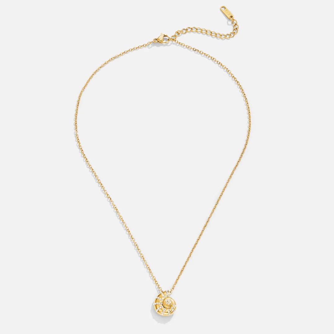 Héloïse - Collier Pendentif Coquillage en Cristal