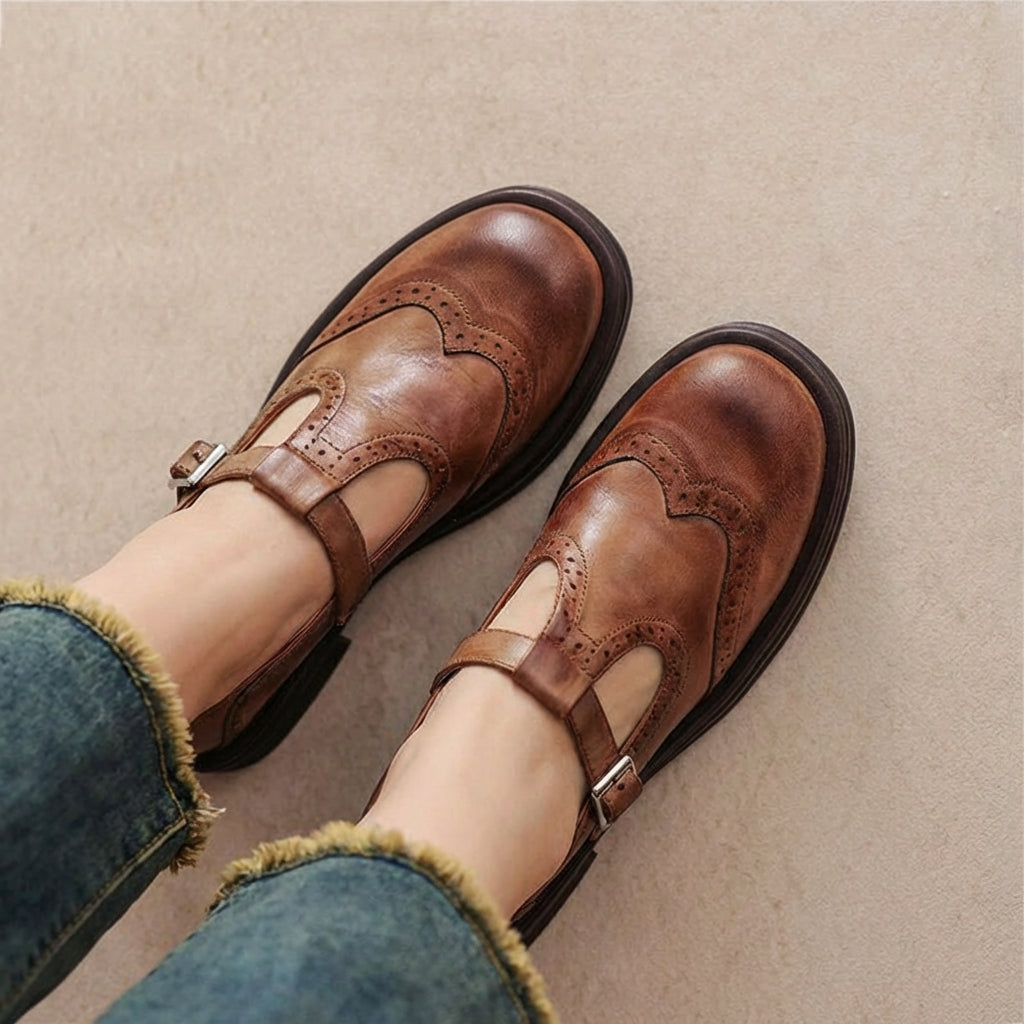 Odette - Chaussures Mary Jane femme à bride ajustable