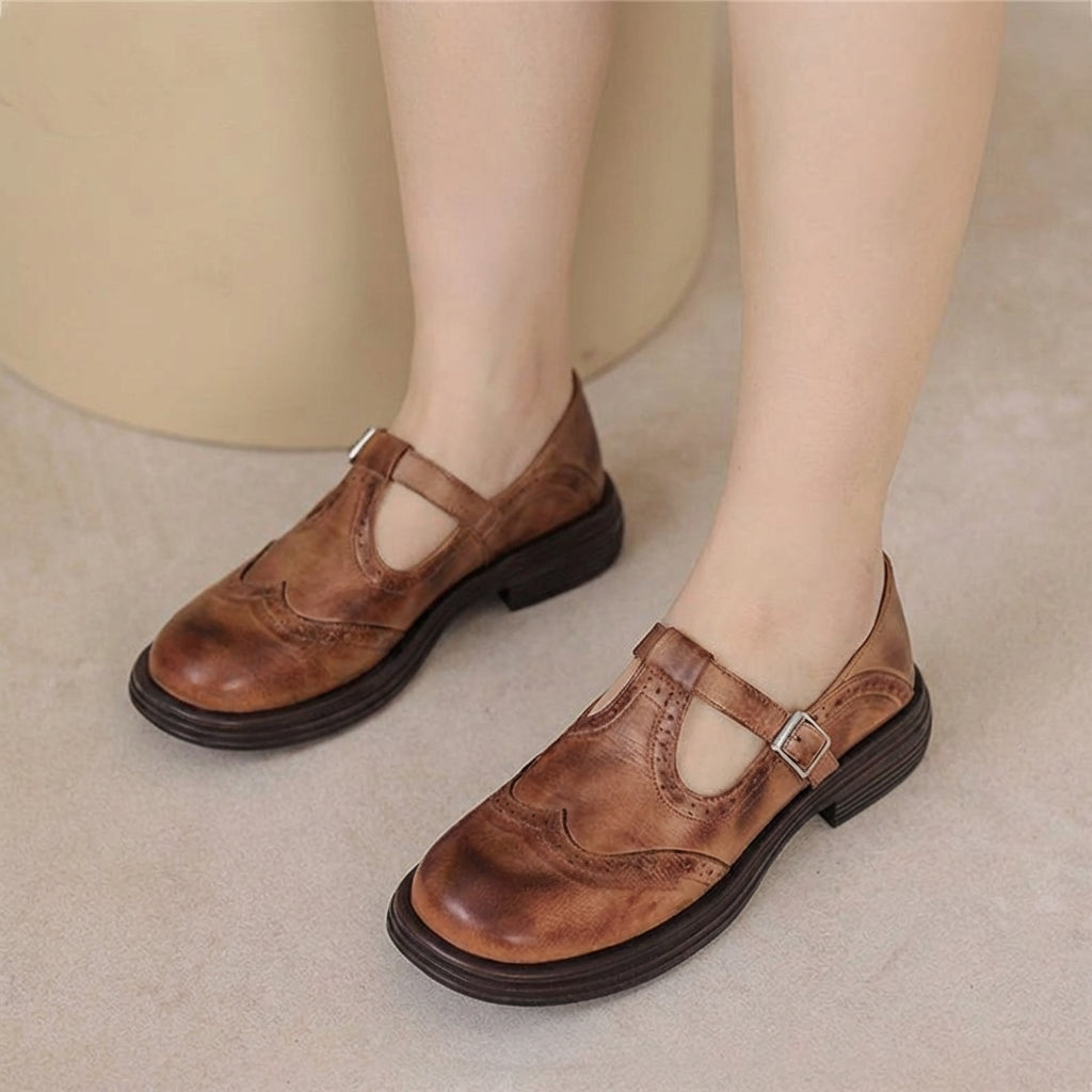 Odette - Chaussures Mary Jane femme à bride ajustable