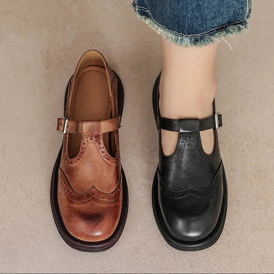 Odette - Chaussures Mary Jane femme à bride ajustable