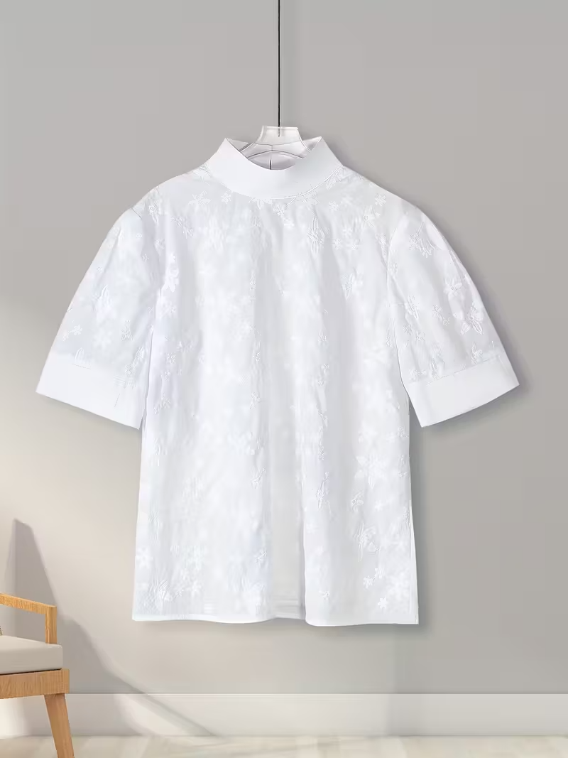 Louison | Blouse Élégante à Motifs Floraux