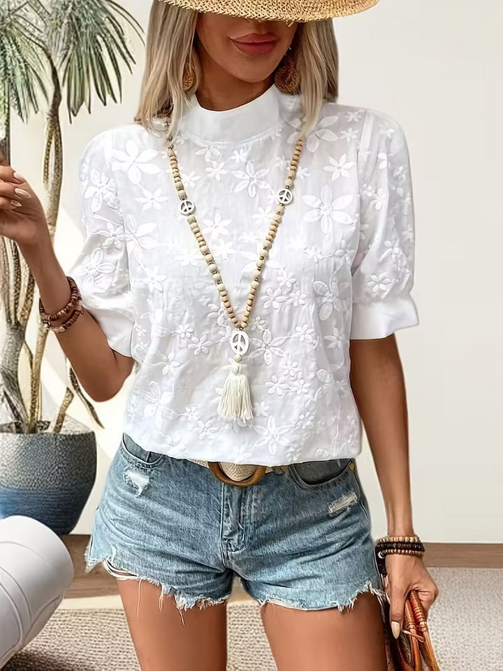 Louison | Blouse Élégante à Motifs Floraux