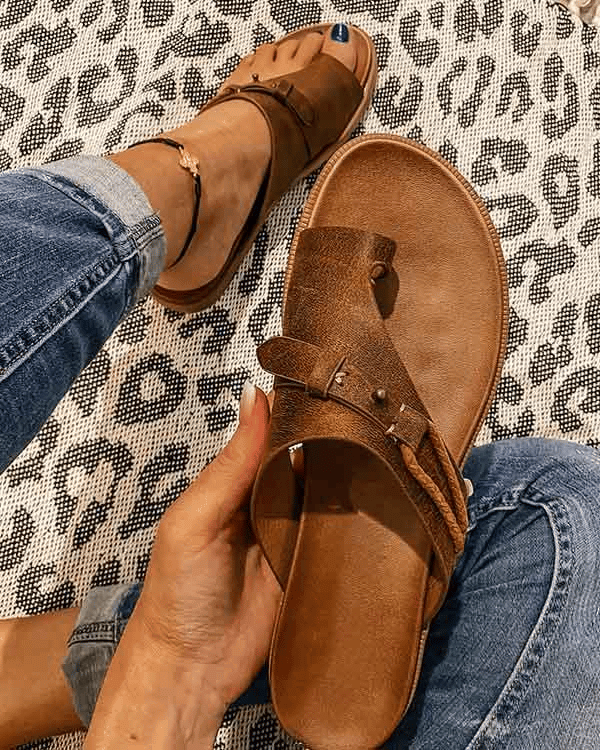 Élodie - Chaussures Confort Été Pour Femme, Semelle Ergonomique